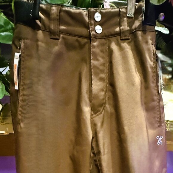 Size 4 Women's Brown Descente DNA Snowboard Pants - Picture 1 of 7